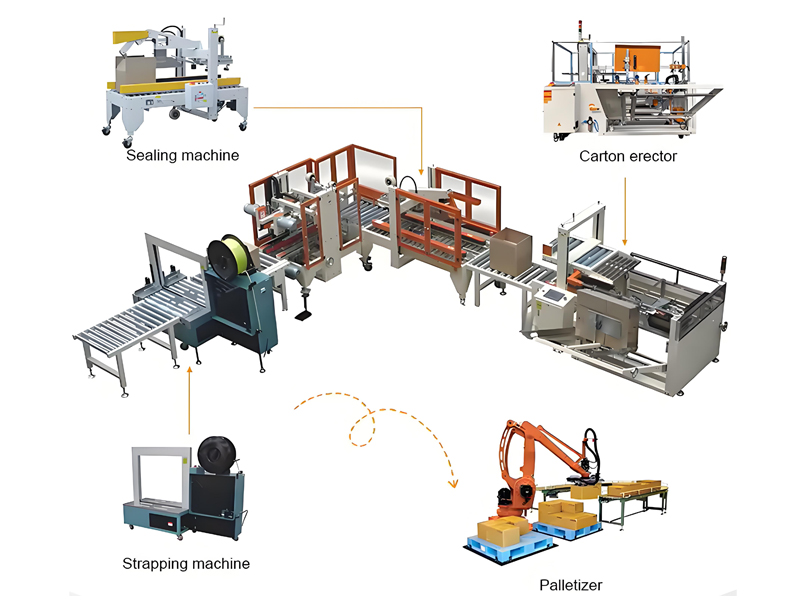 ​​E-commerce Order End-of-Line Packaging Line​