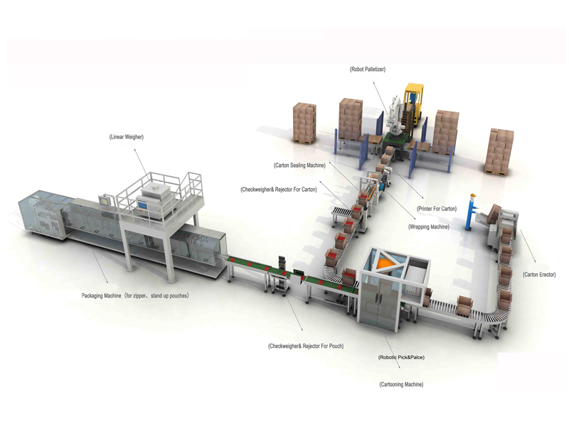 Fully Automatic End-of-Line Packaging Line​